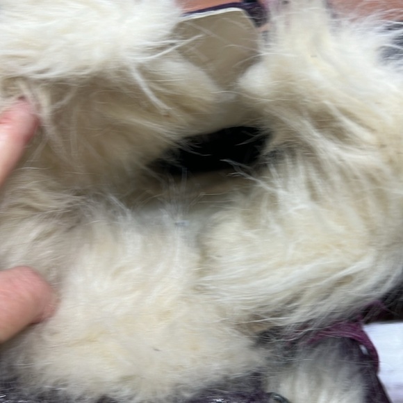 Sorel Tofino II Snow Boots Quilted Faux Fur Purple Shimmer EUC Sz 5 - Picture 8 of 8